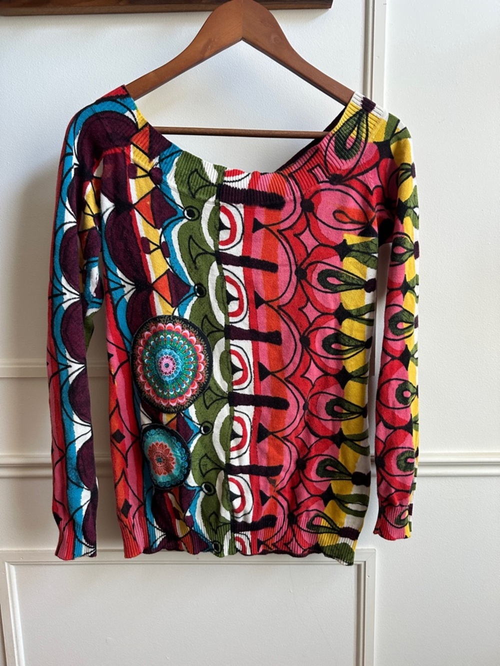 Desigual Off the Shoulder Sweater